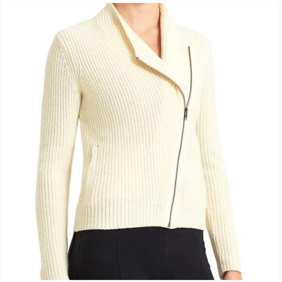 Athleta Stowe Merino Wool Zip Sweater XS - Picture 1 of 5